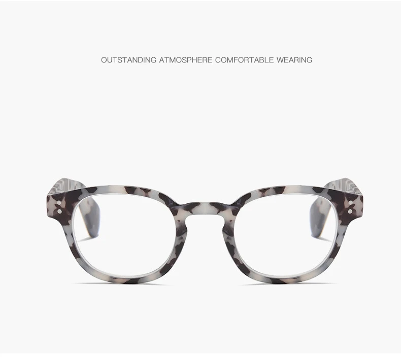 Neue Druck Rahmen Lesebrille Frauen Runde Presbyopie Brillen Computer Vision Dioptrien Brillen Reader Gläser – Detail 5