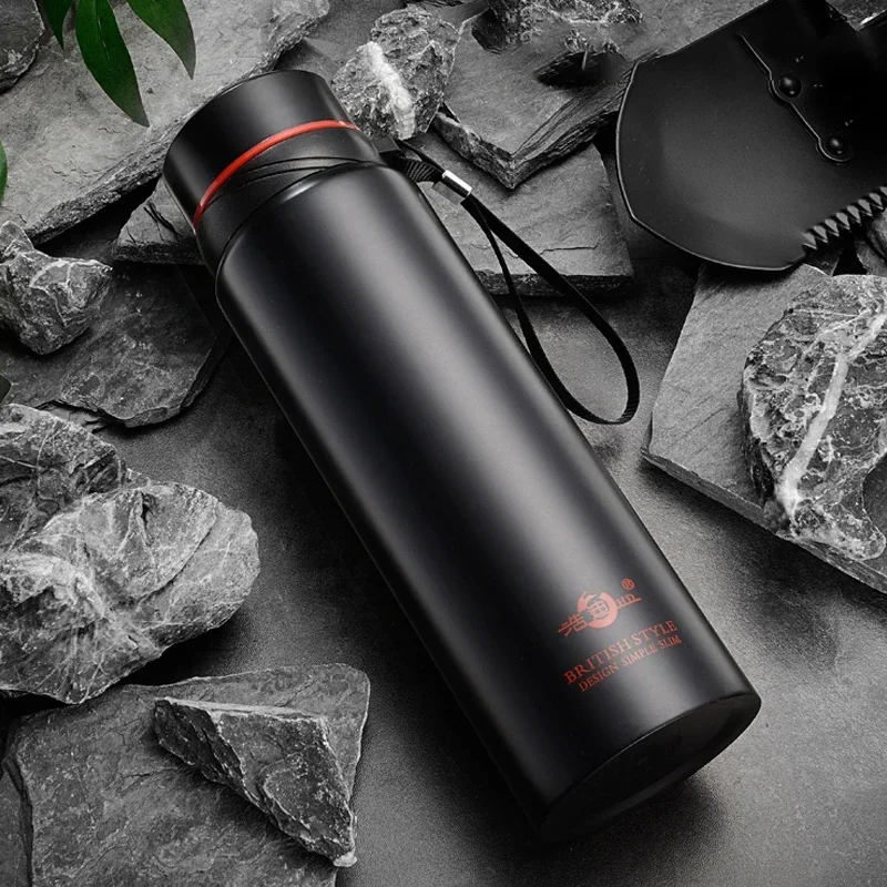 420-1800ml Large Capacity 304 Stainless Steel Tumbler Vacuum Thermal Flask Thermos Water Coffee Tea Portable Drinkware Bottle