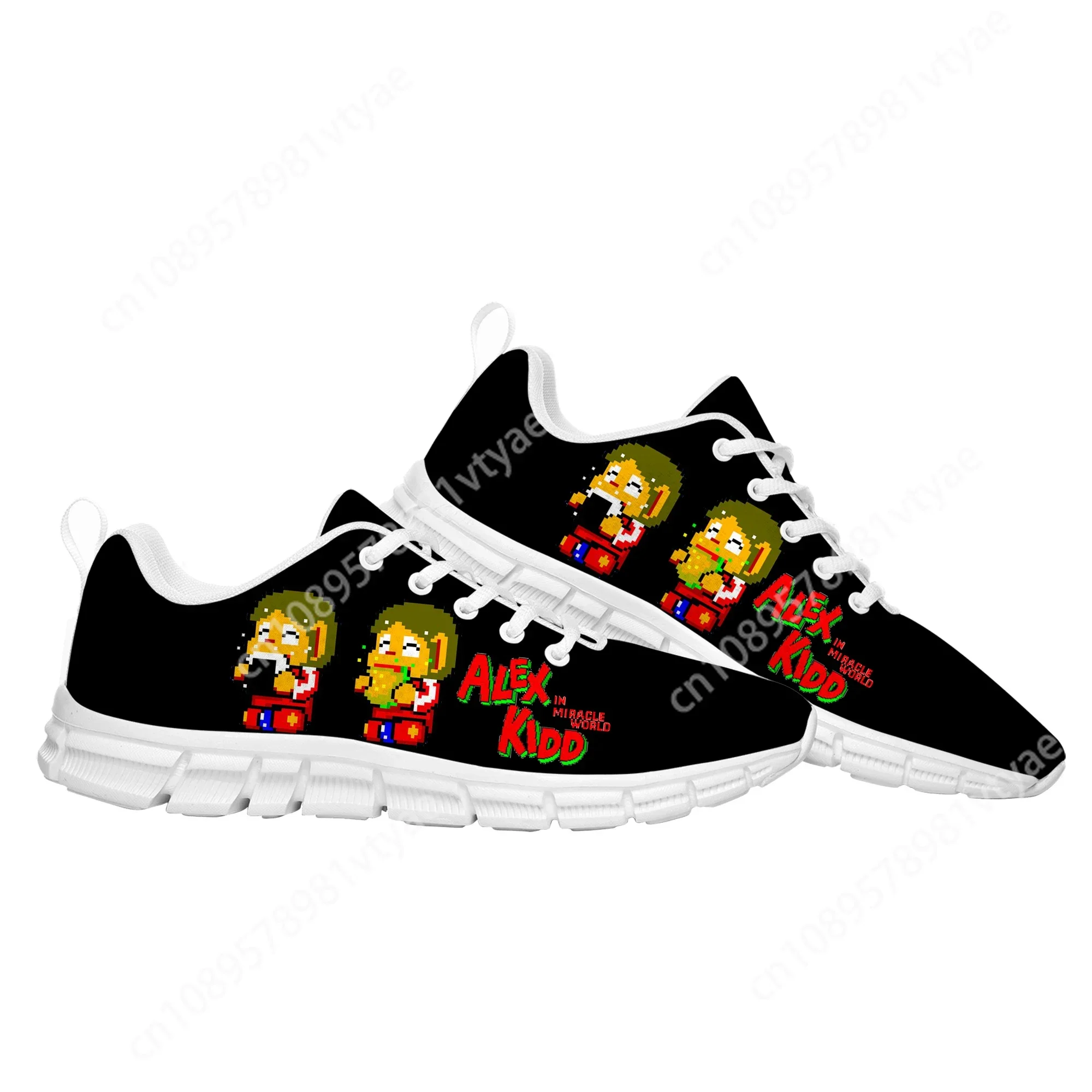 

Alex Kidd Sports Custom Shoes High Quality Cartoon Game Mens Womens Teenager Fashion Sneaker Tailor Made Couple Built Shoes