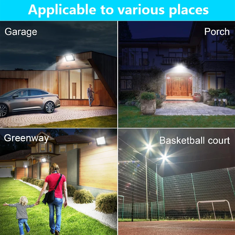 MARPOU Led Floodlight Warm Natural Cold White Led Spotlight For Outdoor Garden Searchlight Waterproof IP65 220V Street Lantern