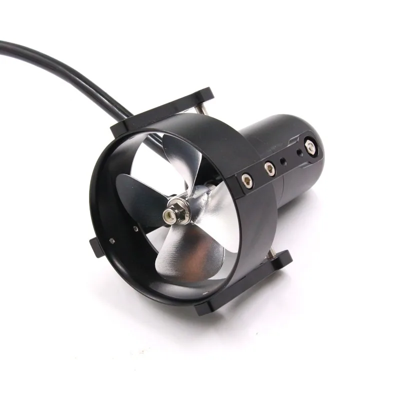 

FATJAY KYI-4T 24V 4.8KG Thrust Underwater Thruster Brushless Motor Fully Enclosed IPX8 100m for RC Fishing Boat ROV