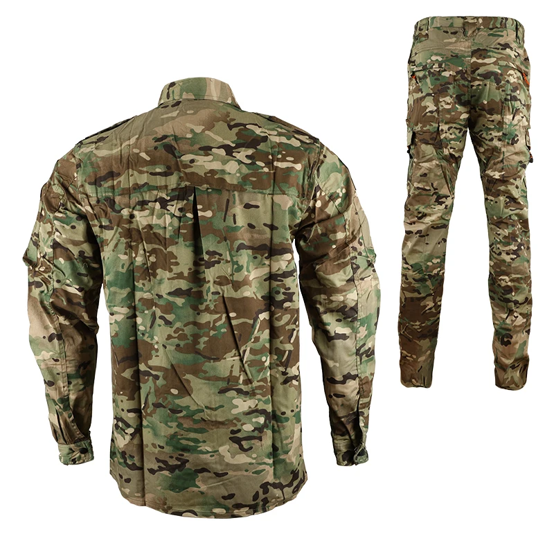 Uniform Men\'s Camouflage Tactical Suit Outdoor Hiking Hunting clothing Combat Shirt Training clothes