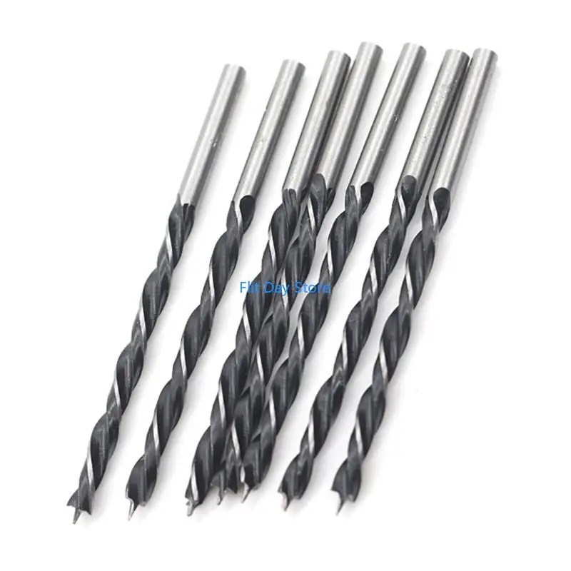 F92C 10Pieces Buncos broca 3 mm Conjunto para perfuração Bit Bit High Carbon Steel Twist Twist