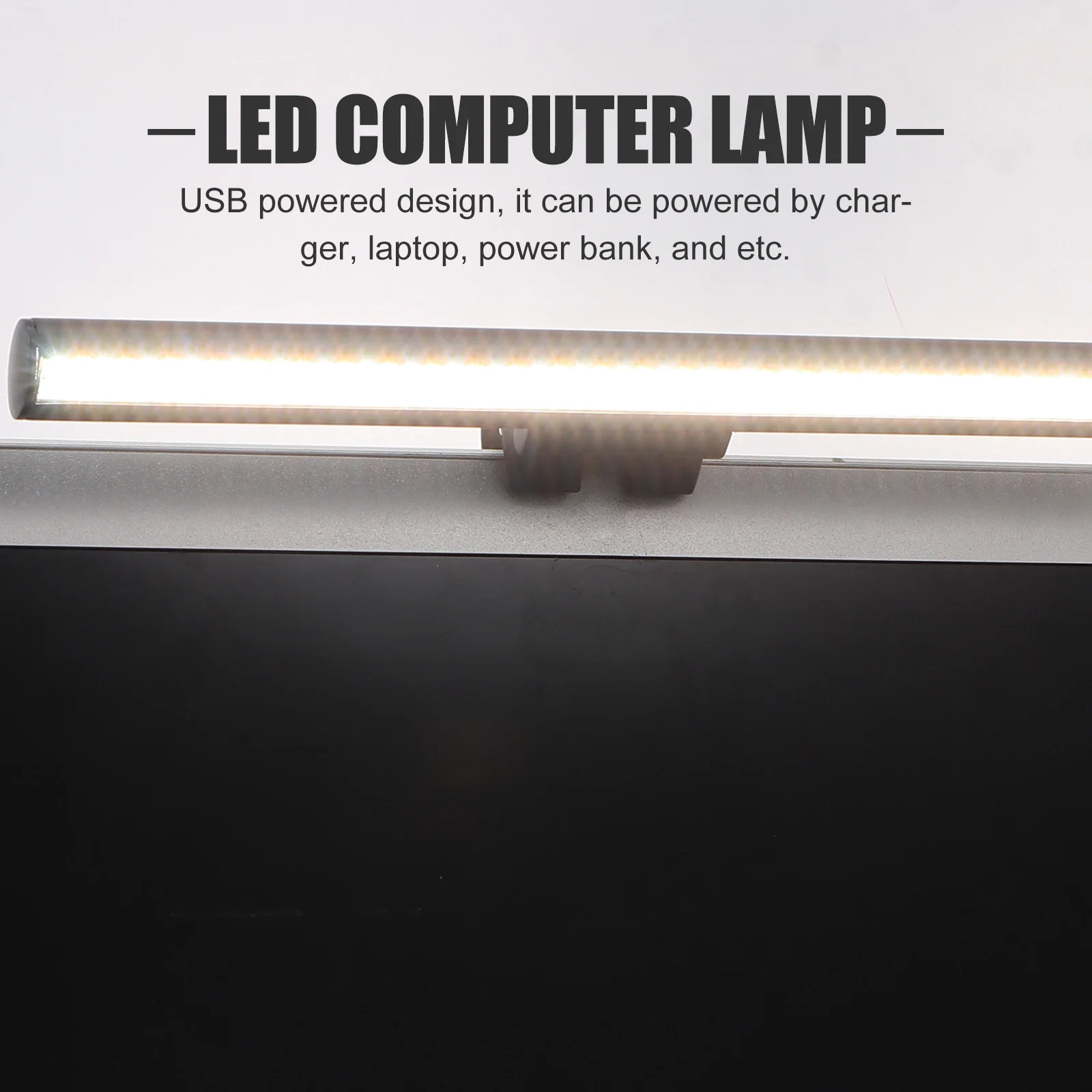 

Usb Eye Protection Lamp 10 Brightness Levels Color Temperature Adjustable Clip Led Light For Computer Monitor Office Study