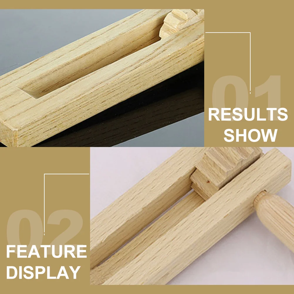 3pcs Wooden Castanets For Kids Lovely Design Music Instrument Ratchet Noise Maker Children Percussion Plaything Educational