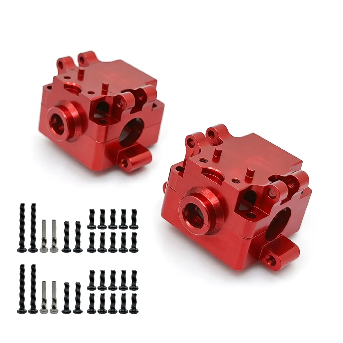 RC-Auto-Getriebe für vorne und hinten mit Schraubensatz, passend für WLtoys 1/28 284131 K979 K989 K999, modifizierte Teile für ferngesteuerte Autos.