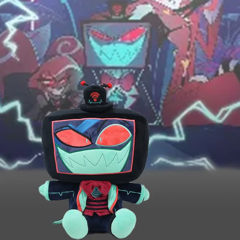 

НОВАЯ 30/28 см новая плюшевая кукла в стиле аниме Hazbin Hotel, мультяшный фильм, периферийные устройства Niffty, 3 Vees, мягкая плюшевая кукла, игрушка в подарок для детей