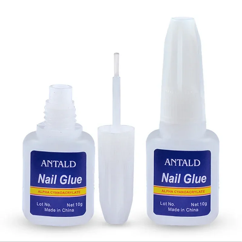 10g Fast Drying Nail Tips Glue Gel With Brush False Tips Extend Nail Transparent Uv Nail Gel Base Coat Diamond Stick Varnish