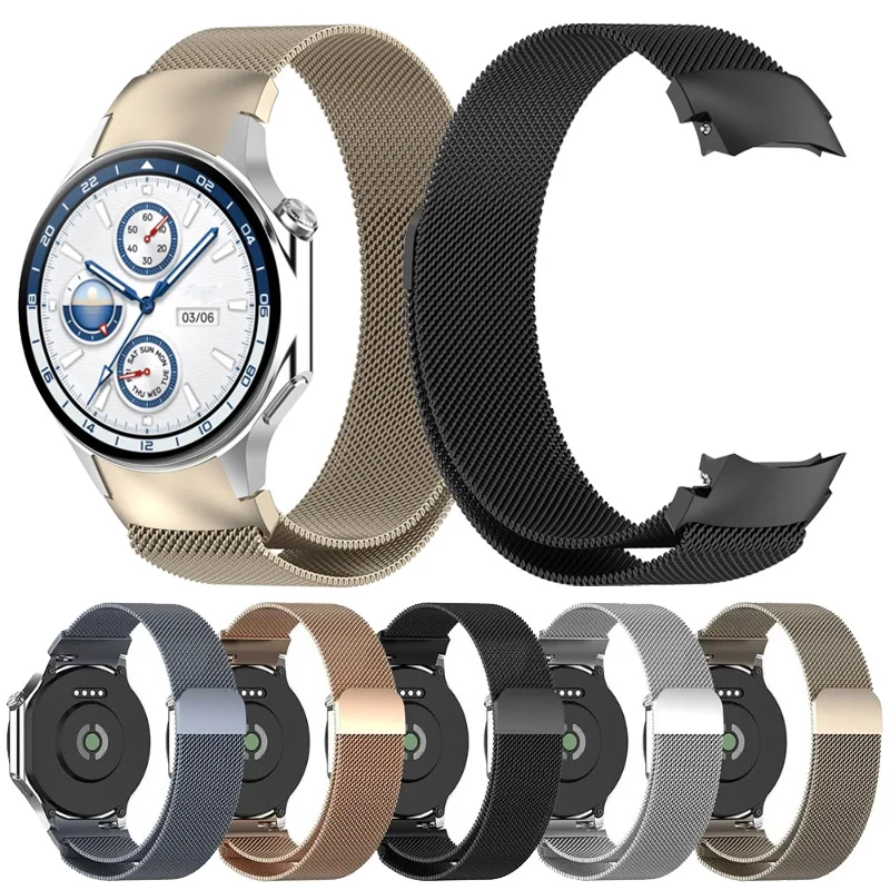 Original No Gap Milanese Strap For OPPO Watch X-X2-X3 Metal Magnetic Bracelet Belt For Oneplus Watch 4-3-2 Wristband Accessories