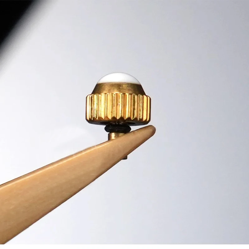 Золотые часы, корона для часов Armani Starry Sky, регулировка времени, из нержавеющей стали, головка для часов, аксессуары/08/091925/126