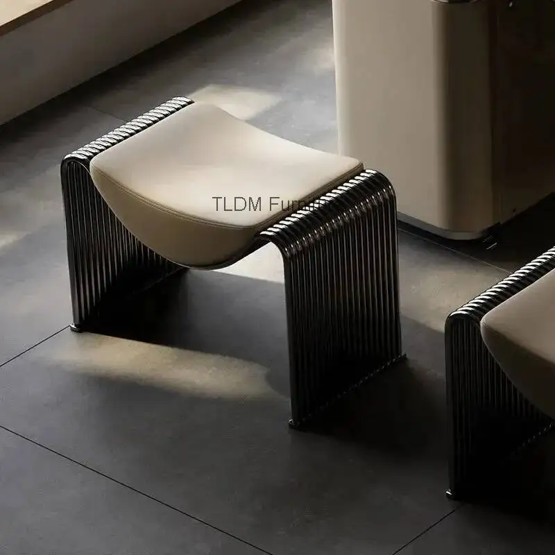 

Итальянский легкий роскошный пуфик для дома, табурет для прихожей, табурет для обуви, табурет для гостиной, табурет для дивана, табурет для чайного столика, стул для отдыха в спальне