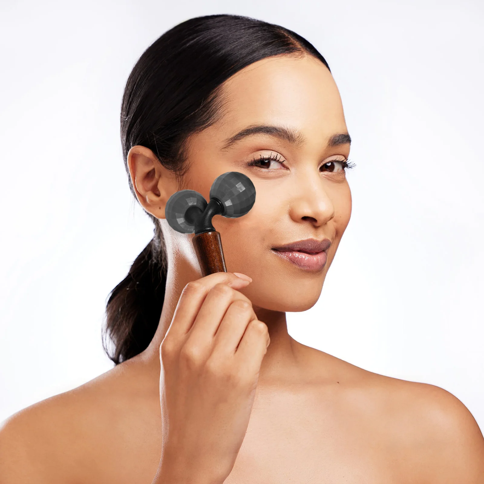 

V Shape Massager Tool Portable Handheld Body Facial Roller For Neck Shoulder Muscle Relief Leg Cramps Reduction Face