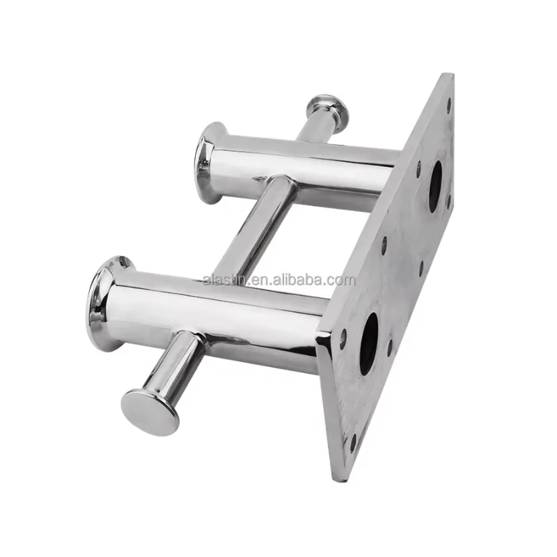 316 Stainless Steel Double Cross Bollard Marine Hardware For Boat