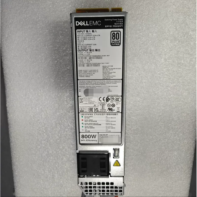 for Dell Server Power Supply 800W