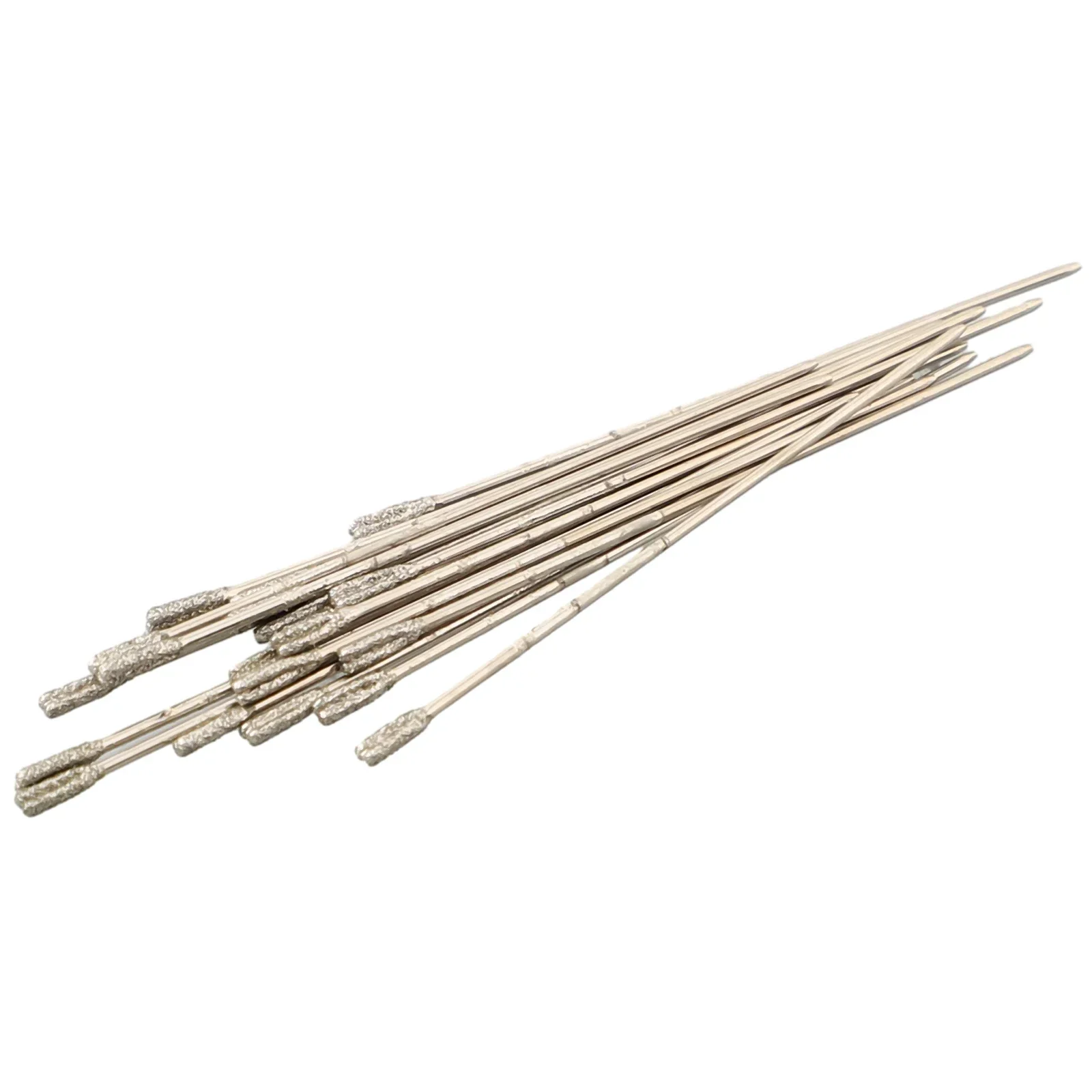 Practical Brand New Lapidary Drill Bits Tool 1mm Silver Solid Bits 20* Jewelry Power Tools Tools Diamond Coated