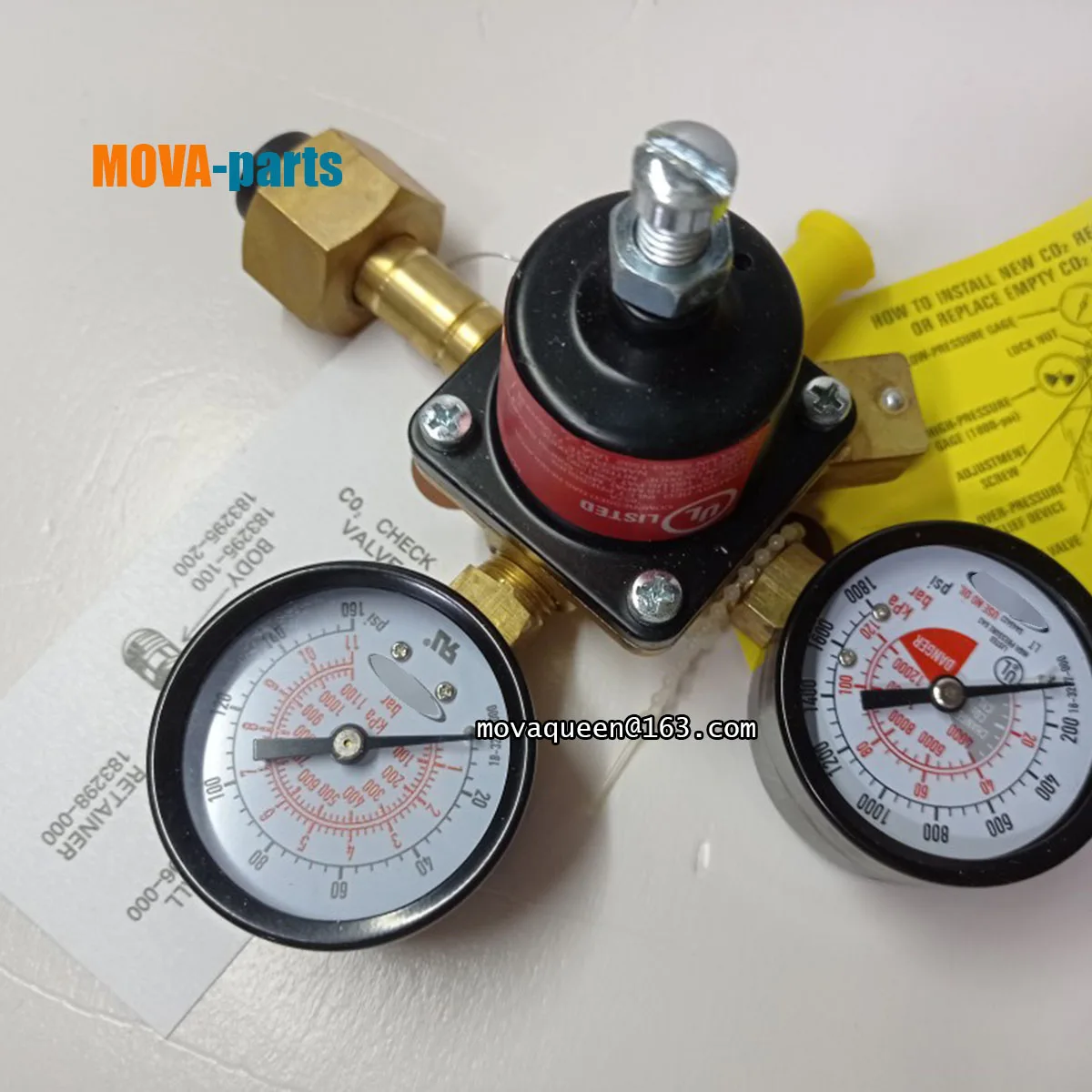 Reducing Valve CO2 Pressure Gauge Cylinder Pressure Gauge For CORNELIUS Cola Machine Replacement