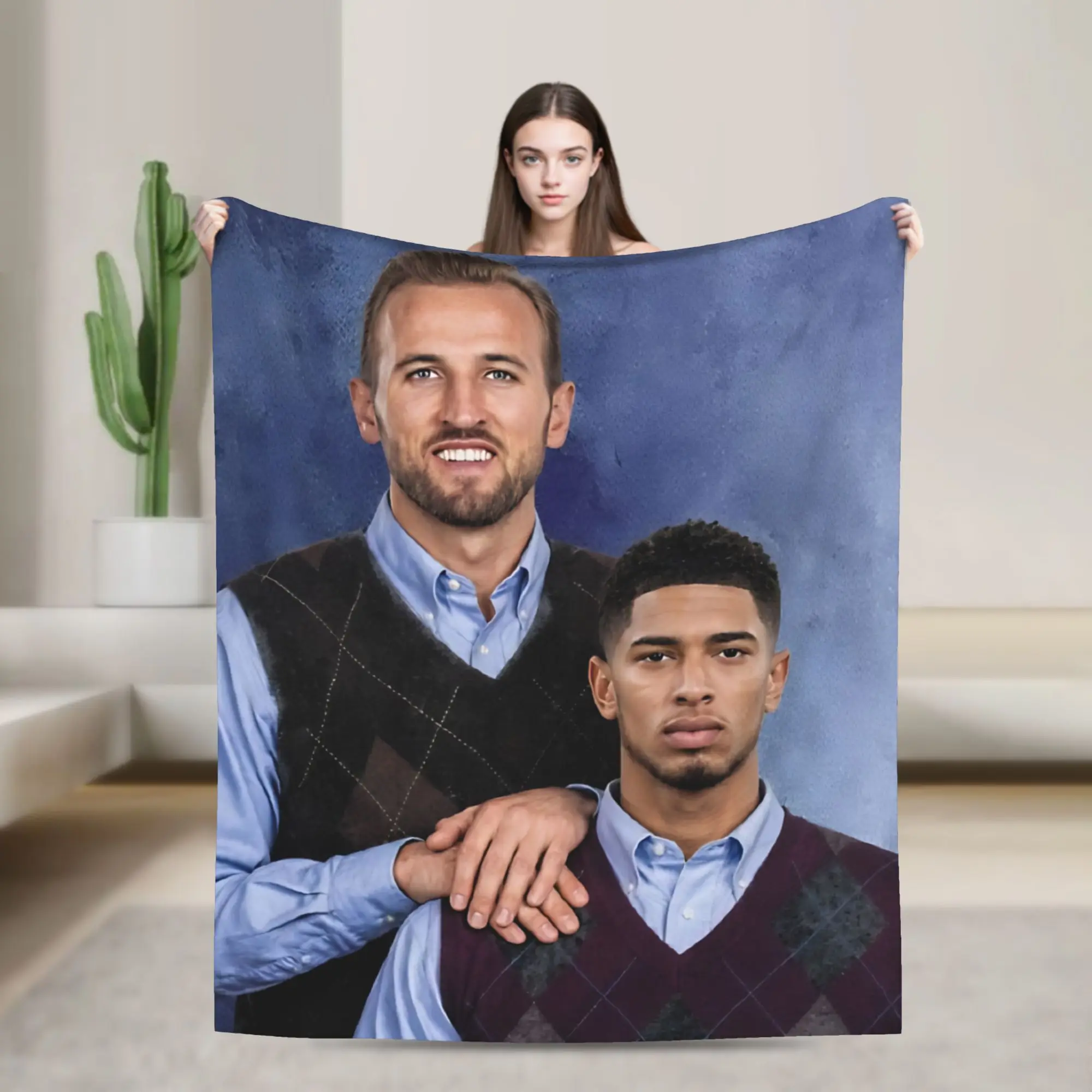 Bellinghams Soccer Step  Blankets Fleece Textile Decor  Portable Lightweight Thin Throw Blanket for Home Car Plush Thin Quilt