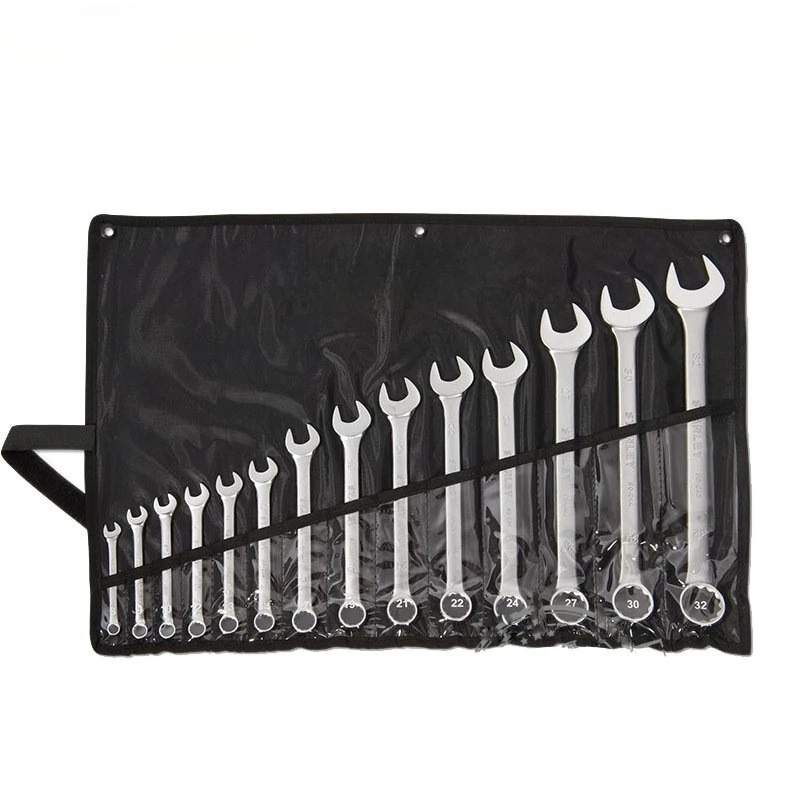

80944 series plum open dual-purpose wrench 14-piece set of maintenance tools stay wrench