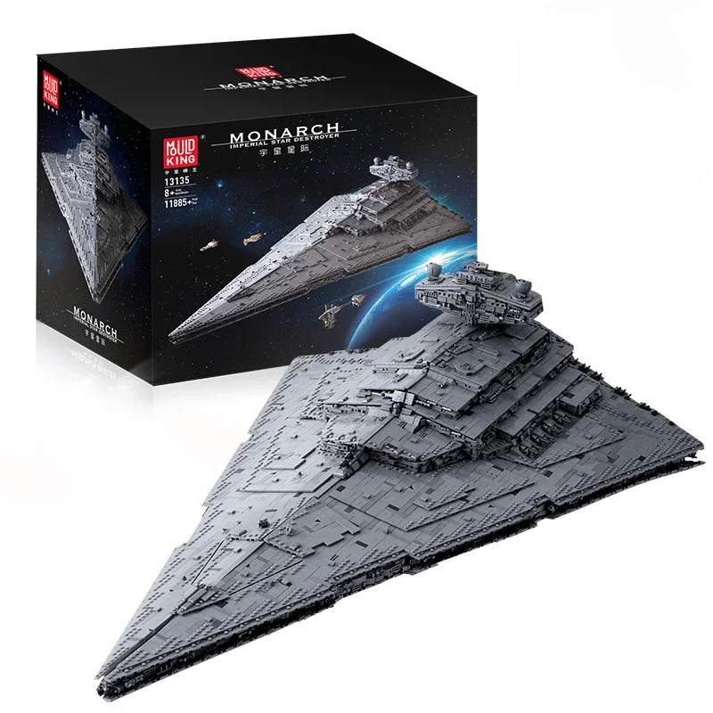 Mould King 13135 Emperor-Class Star Destroyer Blocks Model Building Toys Kids Educational Toys Large Build Block for Kid