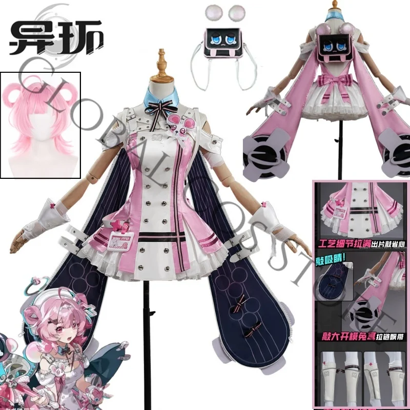 

Xiao Zhi Chiz Cosplay Costume Game Neverness To Everness Magical Girl Themed Cos Outfit Cape Accessories Wig for Comic Con Party