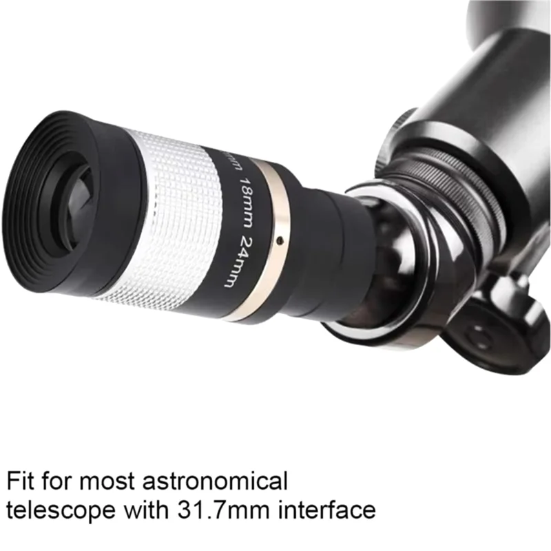 A25F-Per oculare con zoom per telescopio (8-24 mm) Lente ottica multistrato Messa a fuoco regolabile per accessori per l'osservazione dell'astronomia stellare
