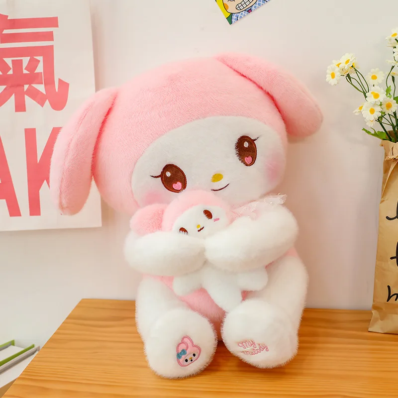 Sanrio süße kreative Umarmung Kuromi Plüsch Stofftier weiche Sofa Kissen Kawaii Kindergeburtstag Valentinstag Weihnachtsgeschenk