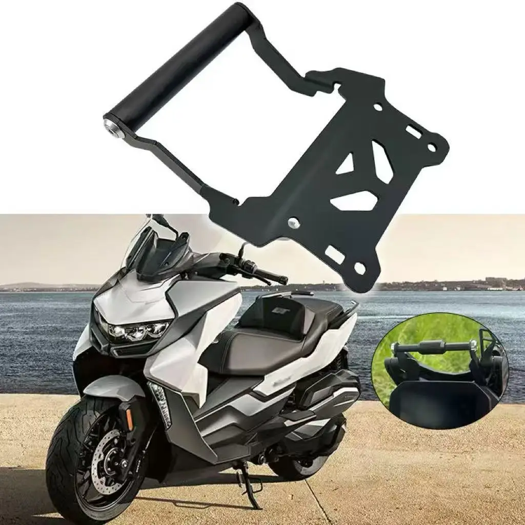 

Motorcycle Accessories CNC Aluminum GPS Navigation Bracket Handlebar Bar Extension Bracket For BMW C400GT c400 gt 2025