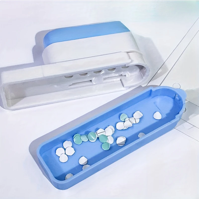 Perfurador de 5 furos para pasta: organizador de mesa de escritório – perfeito para encadernação DIY de cadernos e arquivos, ferramenta de perfuração de papel artesanal