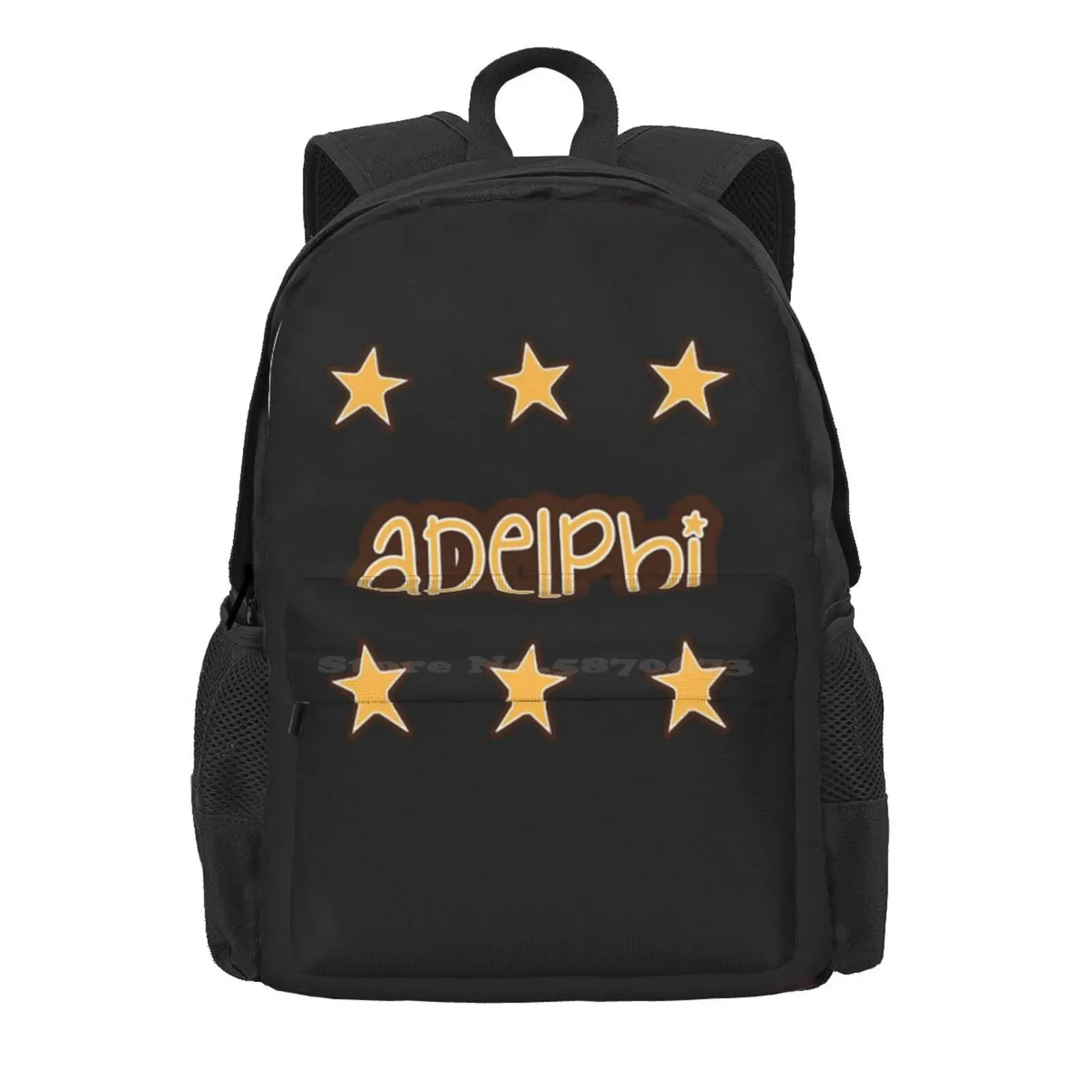 Adelphi University Hot Sale Schoolbag Backpack Fashion Bags Adelphi University College Long Island New York Au Yellow Trendy