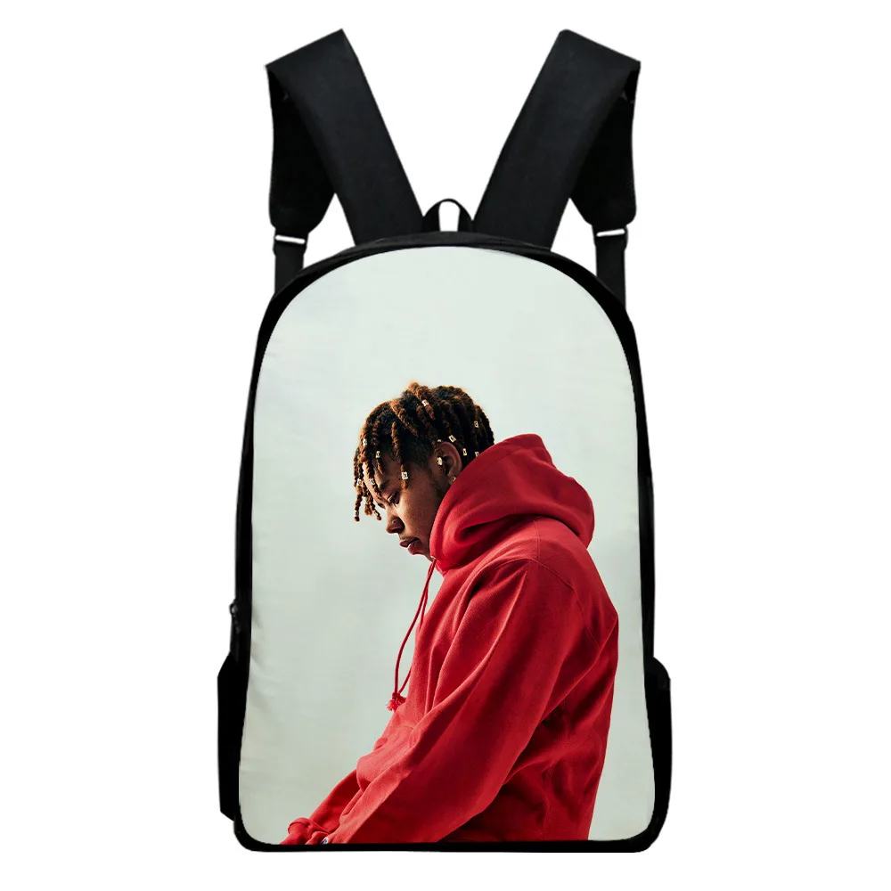 

Hip Hop Popular Novelty cordae Notebook Backpacks pupil School Bags 3D Print Oxford Waterproof Boys/Girls Laptop Backpacks