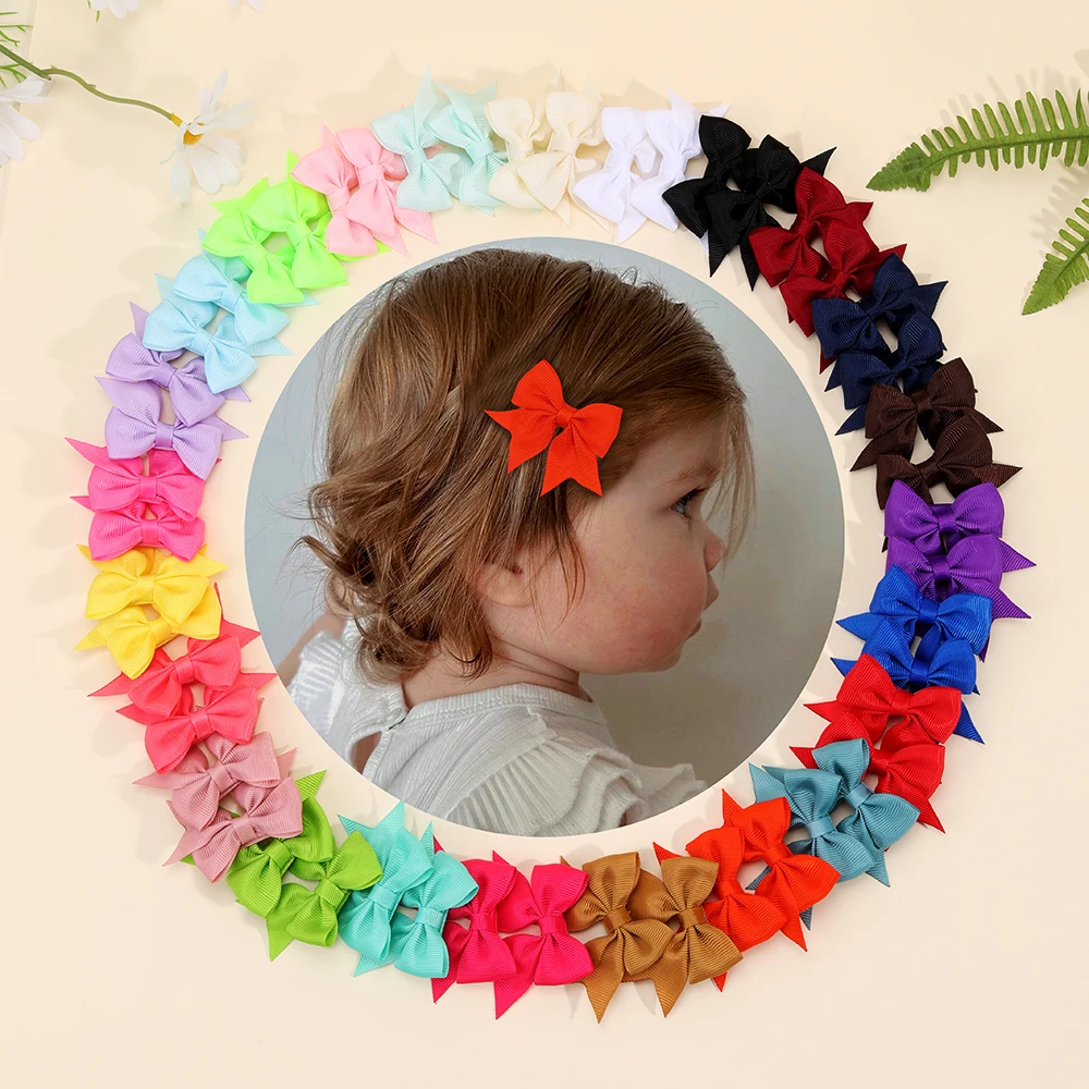 48pcs Baby Hairpins Bow Tail All Inclusive Hair Clips Cute Fashionable Hair Clips Headwear Hair Clips for Girls Hair Accessories