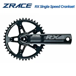 ZRACE RX Single Speed Crank Chainset Crankset,40T / 42T / 44T,170 / 172.5 / 175,for Gravel-bikes Cyclo-Cross, DUB BB29