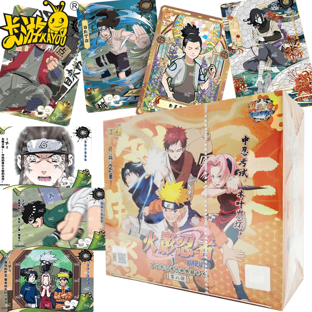 

KAYOU Original Naruto Collection Cards Uzumaki Naruto Hyūga Hinata Ninja Fun Special Daily Anime Cards Boys Girls Creative Gifts