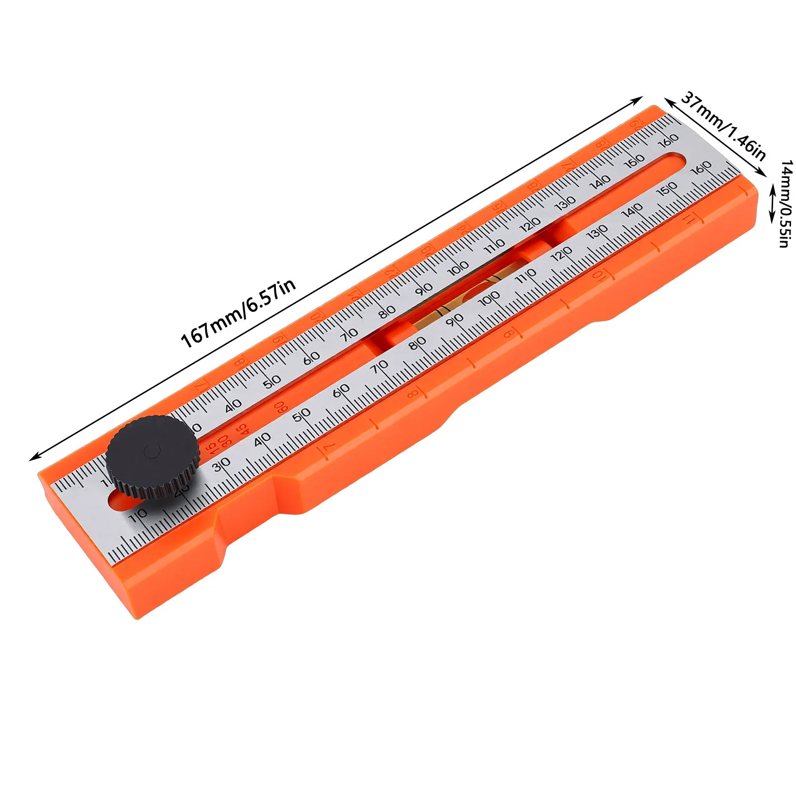 Picture 7: Adjustable Marking Protractor Multi Angle Ruler Foldable Depth Measuring Tool Level Gauge for Woodworking Precise Leveling Posit