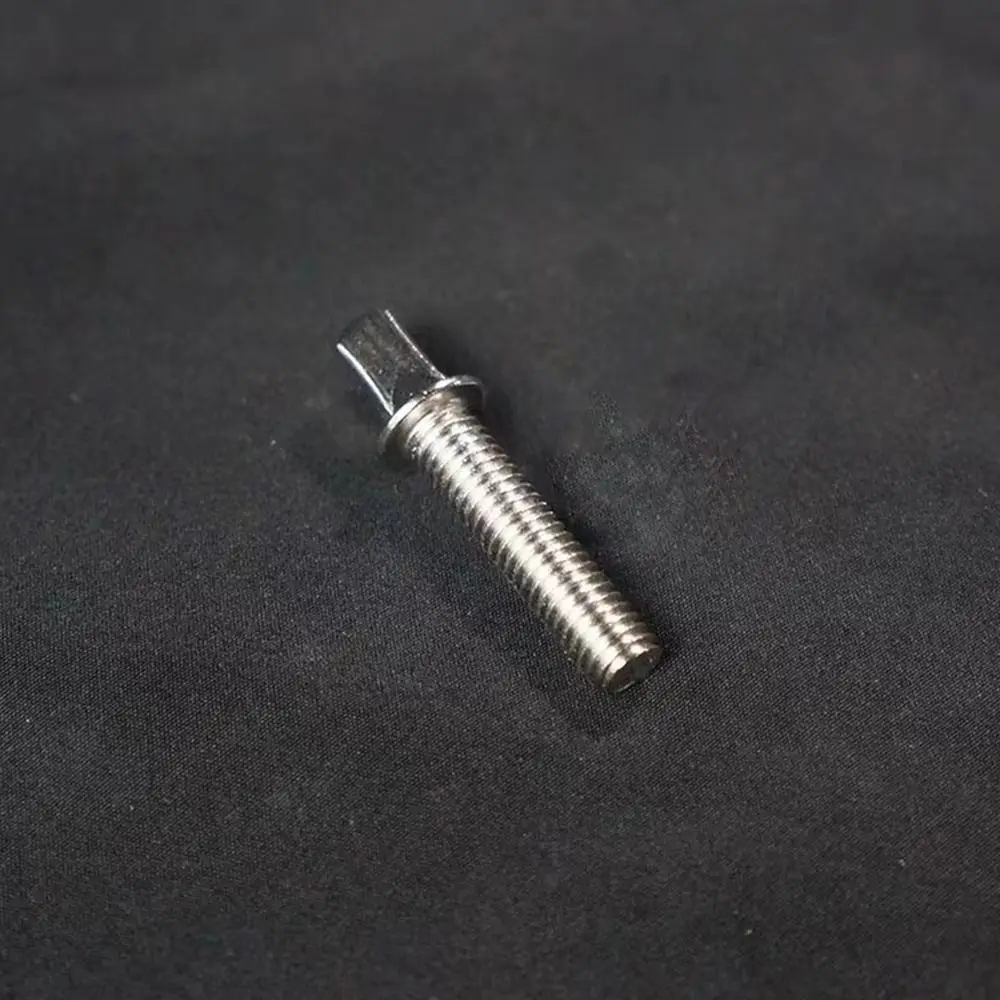 6Pcs New Strong Drum Tension Rods M5 Metal Drum Lug Bolts with Washers 5mm Drum Tight Screw for Jazz Drums Repair