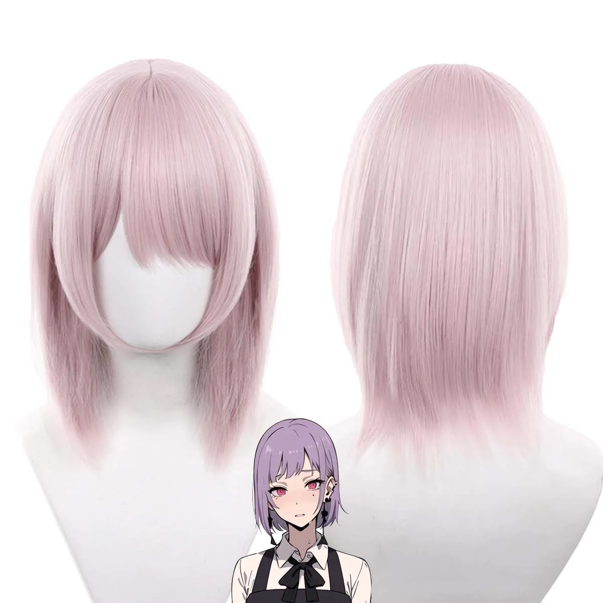 Anime Chainsaw Man Famine Devil Fami Cosplay Heat-resistant Hair Wig