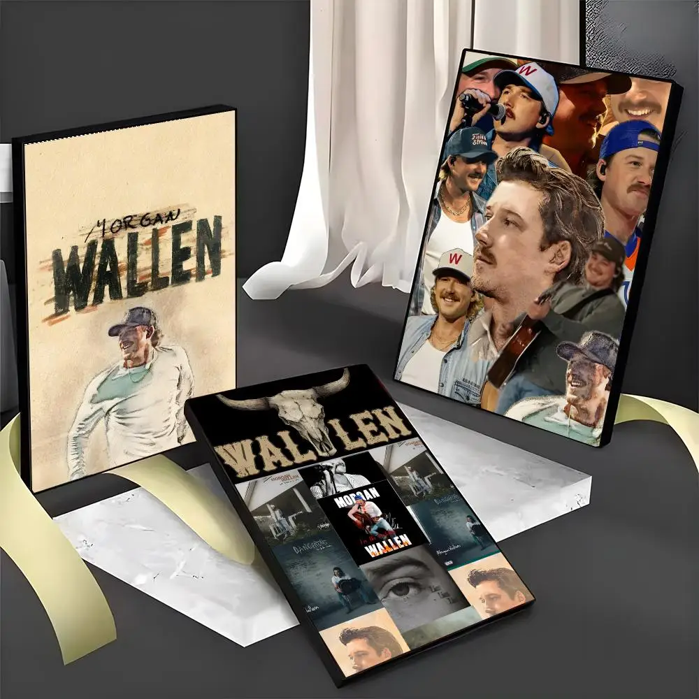 M-Morgan Wallen Cloud Rap Poster PC Hot Poster Art HD Canvas AAA Advanced Aesthetic Printing Paper Wall Art For Living Room Home