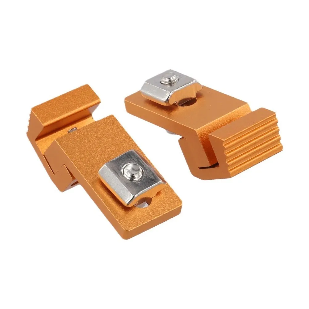 Low Profile T-Track Side Clamps for CNC 3018 Router Aluminum Alloy Construction 55x22x19 mm Serrated Grip Design view 5