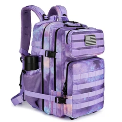 Mochila impermeável ao ar livre, escalada mochila, caminhadas saco, acampamento saco, 3 dias assalto, 45L, 3P