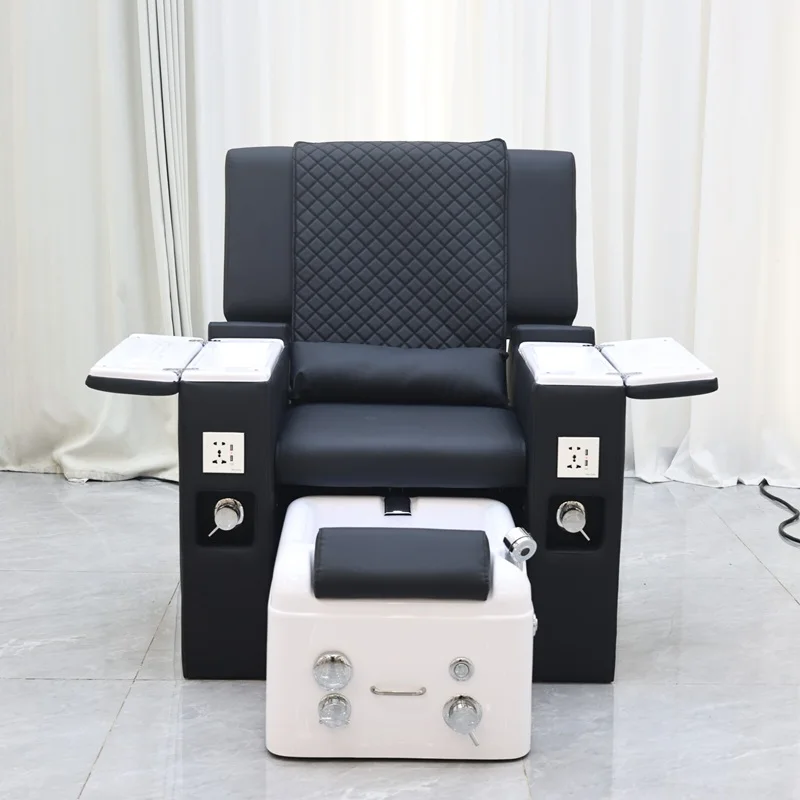 

Роскошное электрическое массажное кресло для ухода за ногами, маникюрное кресло для педикюра, откидное спа-стул с массажной мебелью для маникюрного салона