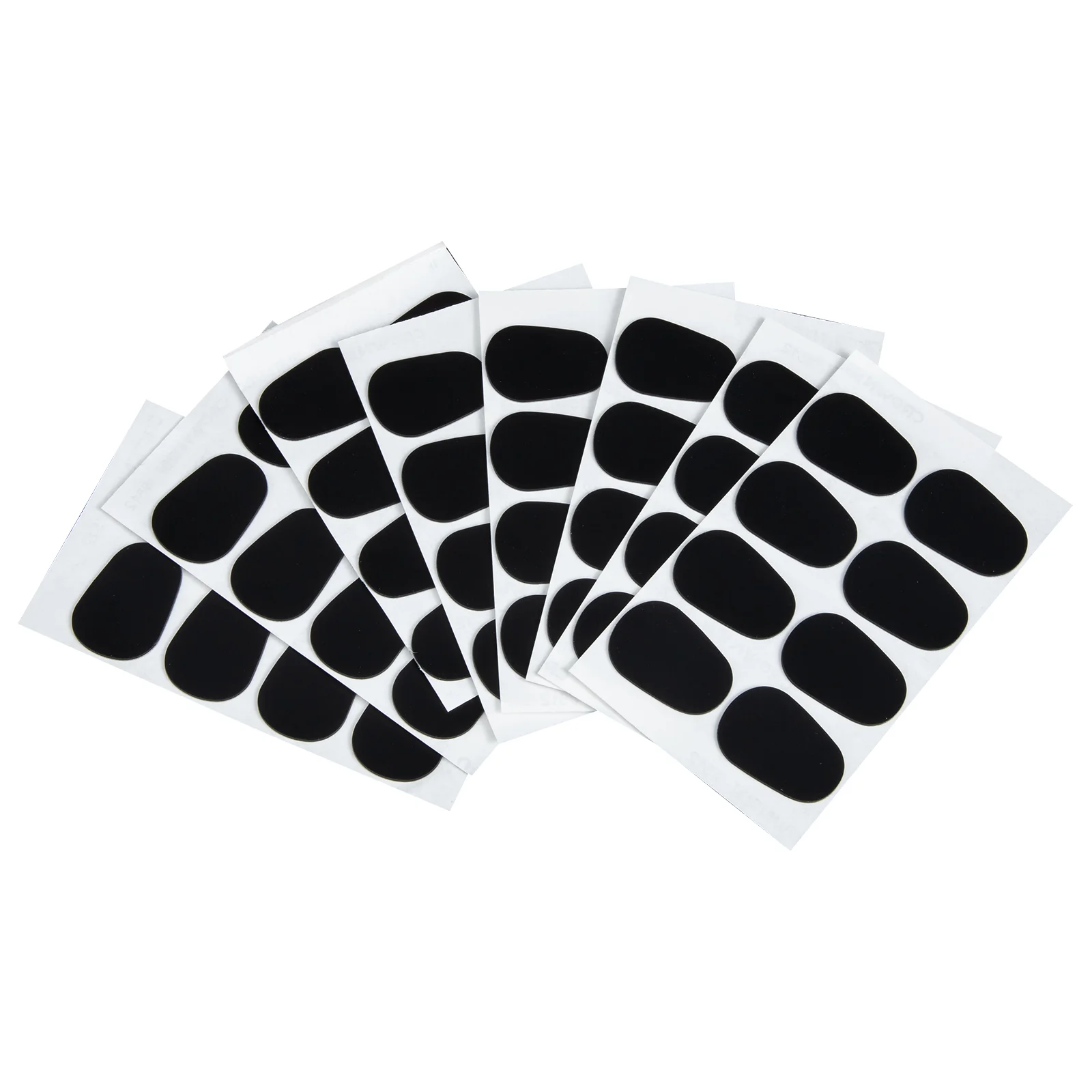 

64 Pcs Saxophone Tooth Pad Mouthpiece Cushion Accessories Patches Pads Oval Rubber Cushions Clarinet