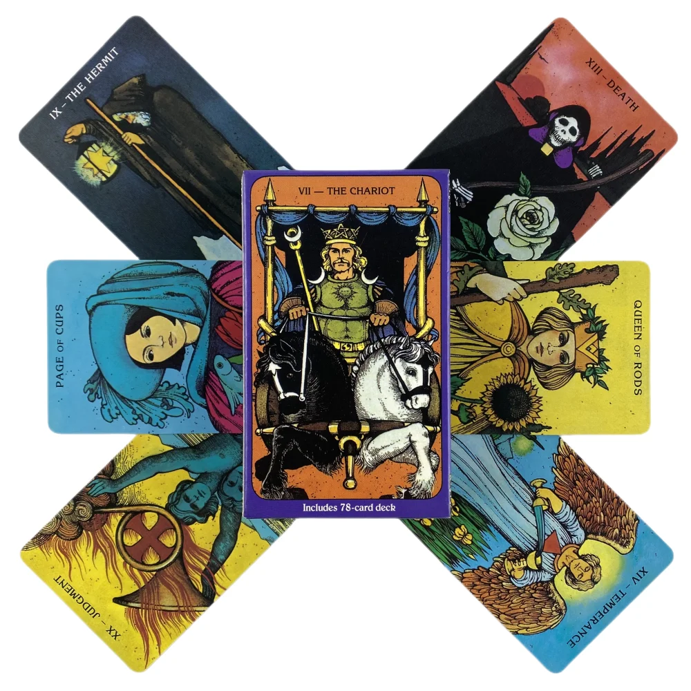 Morgan Greer Tarot karty 78 Deck Oracle angielskie wizje wróżbiarstwo edycja Borad gry