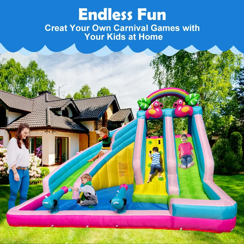 Inflatable Bouncer Outdoor Commercial Inflatable Jumping Bouncy Castle Bounce House Water Slide Outdoor Reaction Equipment 2024