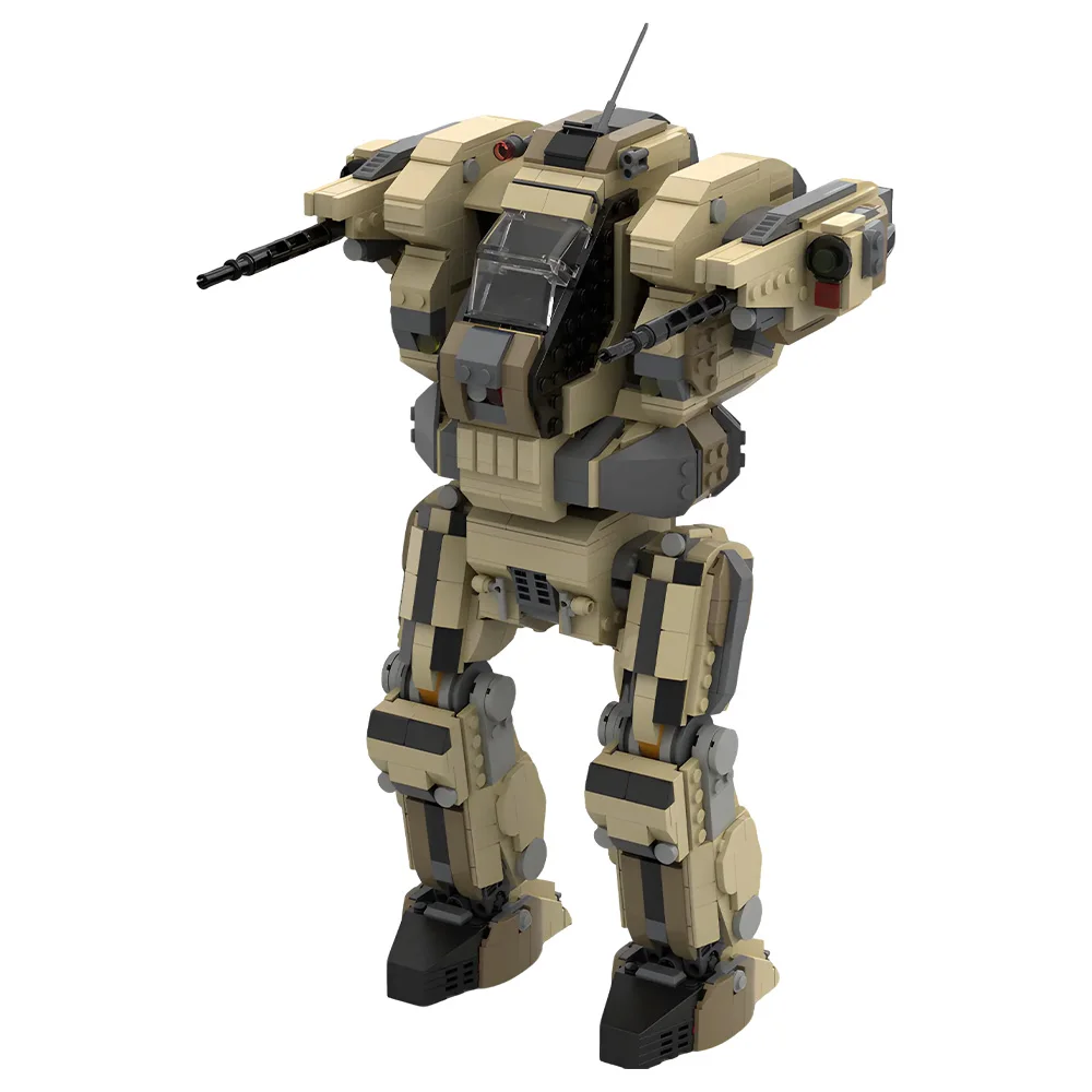 

Gobricks MOC Battletecheds Blackjack Building Blocks Mech Jack Warrior Bricks Assembled Toy Collection For kids Gift