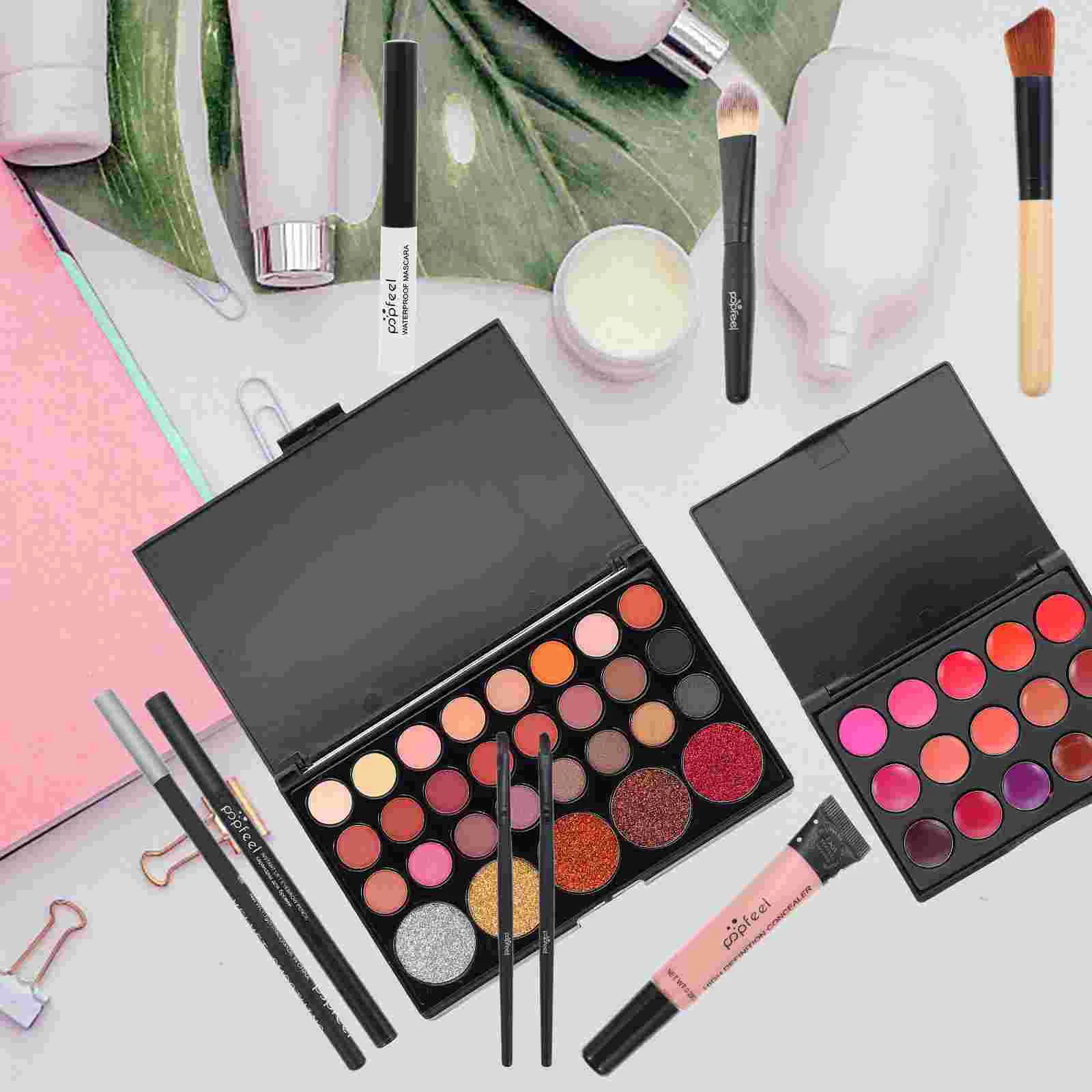 Dames Make-Up Set Redelijk Ontwerp Borstels Duurzame Cosmetica Kit All-In-One Pro Multi-Purpose Voor Abs Benodigdheden Huidvriendelijk