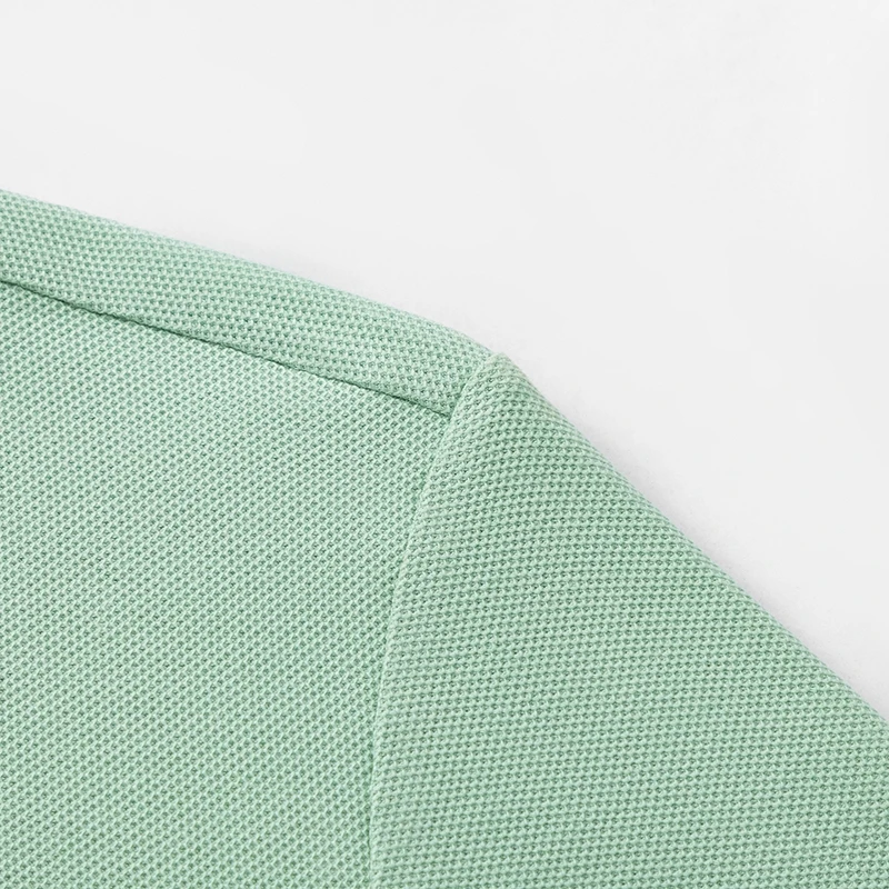 Hochwertiges Herren-Polohemd aus 100% Baumwolle mit Langen Ärmeln, Revers und Knöpfen, Exquisites Muster-Stickerei, Herbst-Neuheit, Vielseitige Freizeitkleidung für Männer – Detail 5