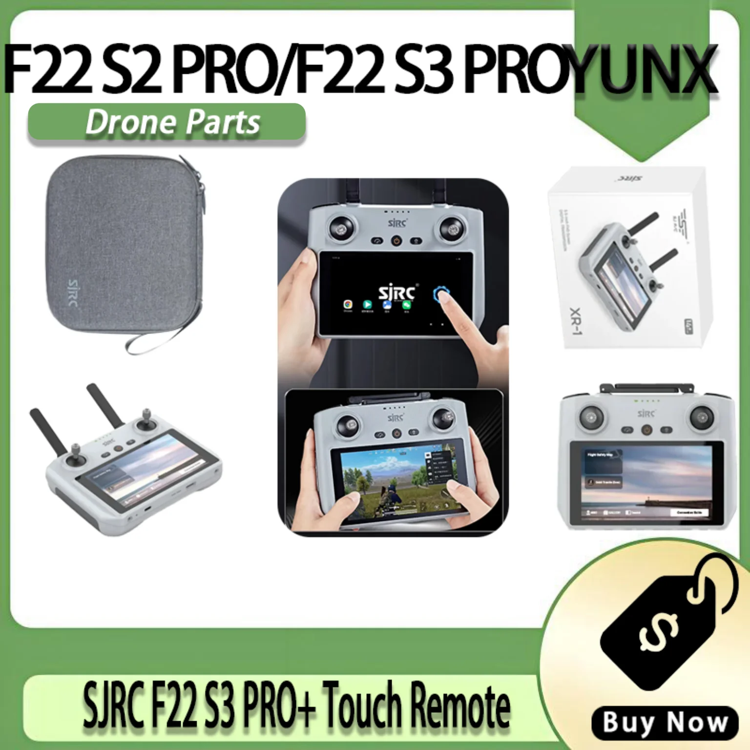 Emberis SJRC F22 S3 PRO+ Tactical Command Core, Premium Control Base, Exact Match for F22 S2/S3 PRO+ Drone Unit