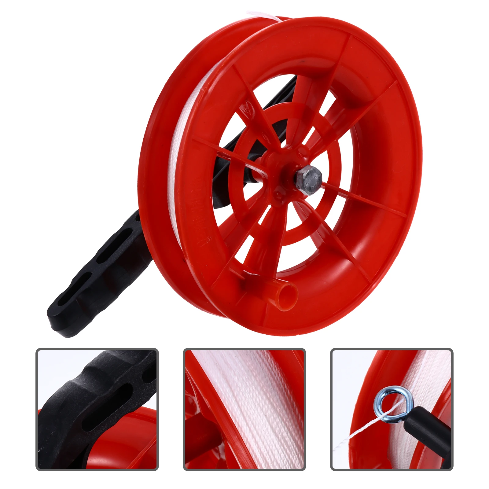 2 stücke Kunststoff Hand Rad Kite Wicklung Reel 150M Linie Abs Kinder Sicher Ergonomische Grip Outdoor Fliegen Tool Kit teile Zubehör