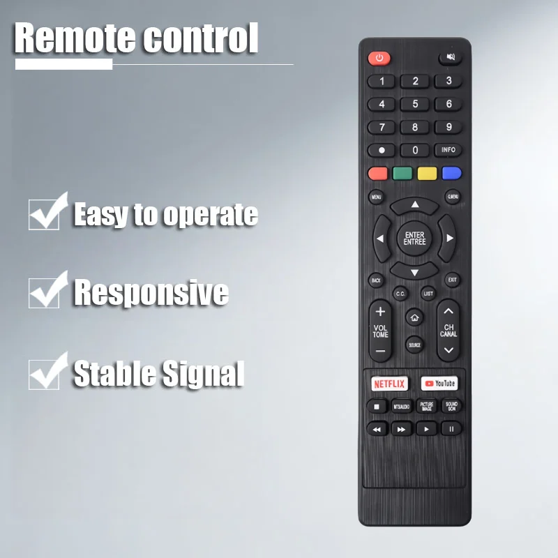 

Westinghouse Universal LCD TV Remote Control English Export Foreign Trade Compatible Remote Control for Televisions
