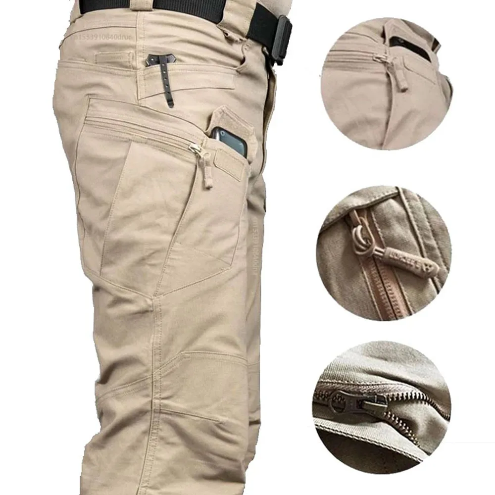 Tactische cargobroek voor heren 6XL Plus Size Outdoor Casual sportbroek Wandelen Vissen Waterdichte herenbroek met meerdere zakken - afbeelding 2
